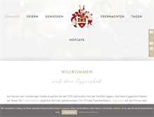Tablet Screenshot of eggershof.de